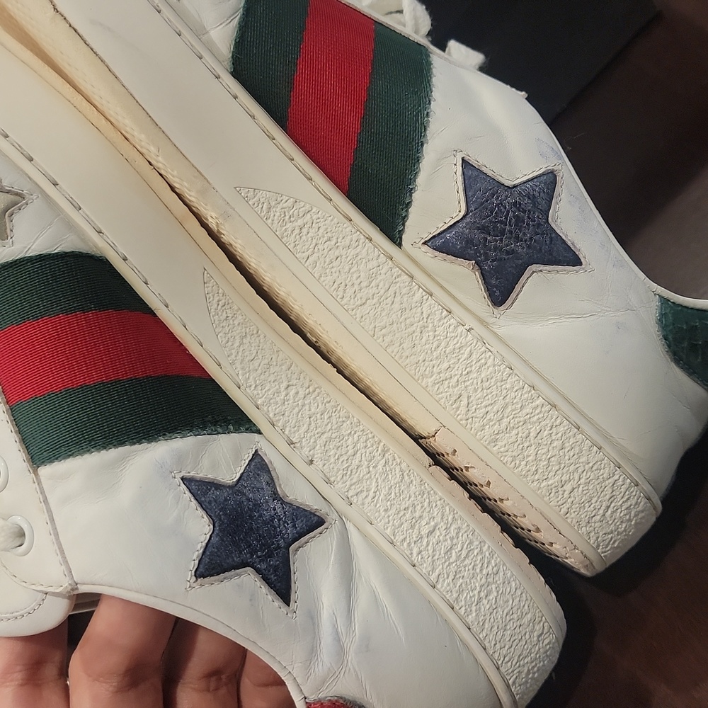 Authentic Gucci star sneaker shoes - Picture 6 of 14